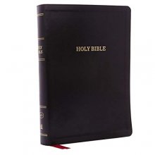 Cover art for KJV, Deluxe Reference Bible, Super Giant Print, Leathersoft, Black, Red Letter Edition, Comfort Print: Holy Bible, King James Version