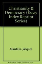 Cover art for Christianity & Democracy (Essay Index Reprint Series) (English and French Edition)