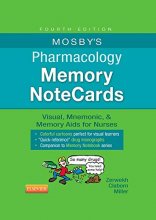 Cover art for Mosby's Pharmacology Memory NoteCards: Visual, Mnemonic, and Memory Aids for Nurses