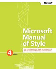 Cover art for Microsoft Manual of Style (4th Edition)