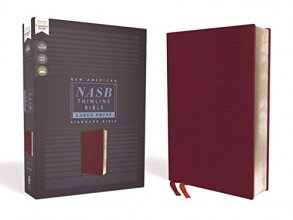 Cover art for NASB, Thinline Bible, Large Print, Bonded Leather, Burgundy, Red Letter Edition, 1995 Text, Comfort Print