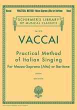 Cover art for Practical Method of Italian Singing : New Edition - Mezzo Soprano (Alto) or Baritone