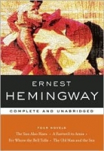 Cover art for Ernest Hemingway: Four Novels Complete and Unabridged (Library of Essential Writers)