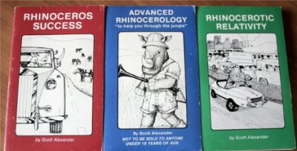 Cover art for Rhinocerotic Relativity/ Rhinoceros Success/ Advanced Rhinocerology [3 Book Set] (Find Success, Happiness and Prosperity)