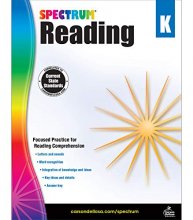 Cover art for Spectrum Paperback Reading Workbook, Grade K, Ages 5 -6