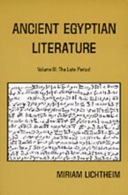 Cover art for Ancient Egyptian Literature: Volume III: The Late Period (Near Eastern Center, UCLA)