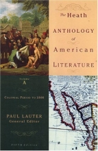 Cover art for The Heath Anthology Of American Literature: Colonial Period To 1800, Volume A