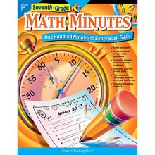Cover art for Seventh-Grade Math Minutes: One Hundred Minutes to Better Basic Skills