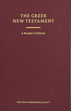 Cover art for UBS 5th Revised Greek New Testament Reader's Edition: 124377 (English and Greek Edition)