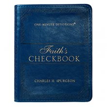 Cover art for Faith's Checkbook: One-Minute Devotions (LuxLeather)