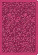Cover art for ESV Large Print Compact Bible (TruTone, Berry, Floral Design)