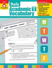 Cover art for Evan-Moor Daily Academic Vocabulary, Grade 5