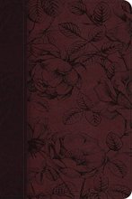 Cover art for ESV Gospel Transformation Bible (TruTone, Burgundy, Blossom Design)