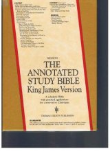 Cover art for Holy Bible: The Annotated Study Bible King James Version Black Bonded Leather