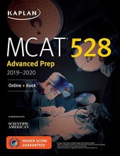 Cover art for MCAT 528 Advanced Prep 2019-2020: Online + Book (Kaplan Test Prep)