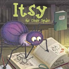 Cover art for Itsy the Clever Spider - Little Hippo Books - Children's Padded Board Book