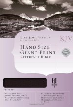 Cover art for KJV Large Print Personal Size Reference Bible, Black Bonded Leather
