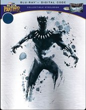 Cover art for Black Panther Limited Edition Steelbook (Blu-Ray+Digital Code)