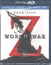 Cover art for World War Z [3D + Blu-Ray + DVD + Digital]
