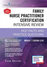 Cover art for Family Nurse Practitioner Certification Intensive Review, Third Edition: Fast Facts and Practice Questions - Book and Free App – Highly Rated FNP Exam Review Book