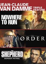 Cover art for Jean-Claude Van Damme Triple Feature (Nowhere to Run, The Order, The Shepherd: Border Patrol)