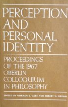 Cover art for Perception and Personal Identity: Proceedings of the 1967 Oberlin Colloquium in Philosophy