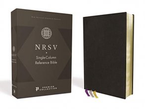 Cover art for NRSV, Single-Column Reference Bible, Premium Goatskin Leather, Black, Premier Collection, Comfort Print