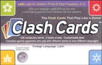Cover art for Latin Clash Cards - Latin for Children, Primer B (Latin Edition)