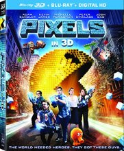 Cover art for Pixels (3D Blu-ray + Blu-ray + UltraViolet)