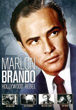 Cover art for Marlon Brando : Hollywood Rebel - 4 Movie Collection - The Wild One - The Freshman - One Eyed Jacks - The Chase