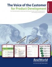 Cover art for The Voice of the Customer for Product Development, 4th Edition: Your illustrated guide to obtaining, prioritizing and using customer requirements and creating winning