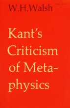 Cover art for Kant's Criticism of Metaphysics