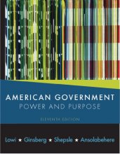 Cover art for American Government: Power and Purpose