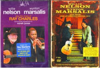Cover art for Willie Nelson and Wynton Marsalis Play the Music of Ray Charles , Willie Nelson and Wynton Marsalis Live from Jazz at Lincoln Center New York : 2 Pack Gift Set