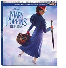 Cover art for Mary Poppins Returns Limited Exclusive Edition (4K Ultra+Blu-Ray+Digital) with 40-page Gallery Book