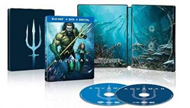Cover art for Aquaman Limited Edition Steelbook Blu Ray + DVD + Digital