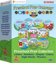 Cover art for Preschool Prep Series Collection - 10 DVD Boxed Set (Meet the Letters, Meet the Numbers, Meet the Shapes, Meet the Colors, Meet the Sight Words 1, 2 & 3, Meet the Phonics - Letter Sounds, Digraphs & Blends