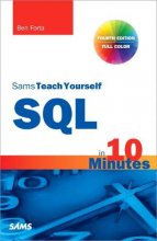 Cover art for SQL in 10 Minutes, Sams Teach Yourself