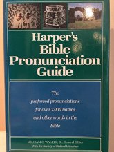 Cover art for Harper's Bible pronunciation guide