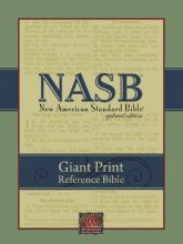 Cover art for NASB Giant-Print Reference Bible (Burgundy Imitation Leather)