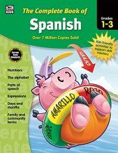 Cover art for Carson Dellosa | Complete Book of Spanish Workbook for Kids | 416pgs