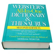 Cover art for Webster's All-In-One Dictionary & Thesaurus, Second Edition, Newest Edition