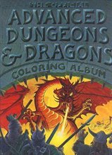 Cover art for Official Advanced Dungeons and Dragons: Coloring Album