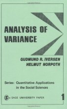 Cover art for Analysis of Variance (Quantitative Applications in the Social Sciences)