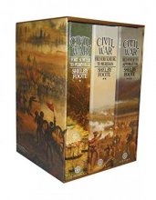 Cover art for Civil War a Narrative; 3 Volumes: Fort Sumter to Perryville; Fredericksburg to Meridian; Red River to Appomattox