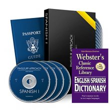 Cover art for Pimsleur Approach Spanish Level 1: 30 Lessons - 16 Audio Cds - Learn for Travel, Work, or Family Gold Edition Dr Paul Pimsleur - Method w/ Spanish English Dictionary