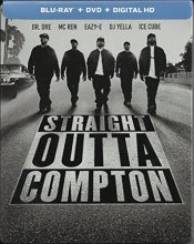 Cover art for Straight Outta Compton {Limited Edition Steelbook} (Blu-ray + DVD)