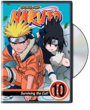 Cover art for Naruto, Volume 10: Surviving the Cut
