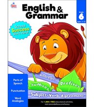 Cover art for Carson Dellosa | English and Grammar Workbook | 6th Grade, 80pgs (Brighter Child Workbooks)