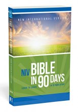 Cover art for NIV, Bible in 90 Days, Paperback: Cover to Cover in 12 Pages a Day